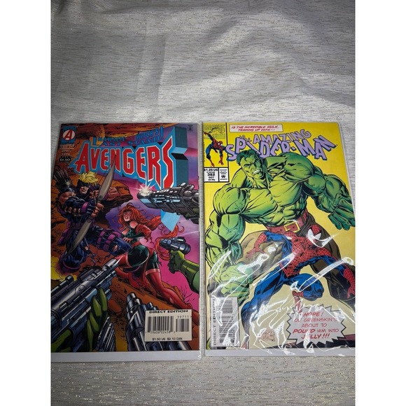 Marvel Other - Avengers" issue #397, The Amazing Spider-Man" issue #382